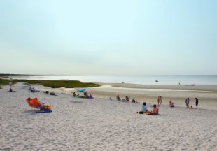 Cloudy day at the beach