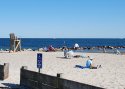 The beach in Falmouth, MA